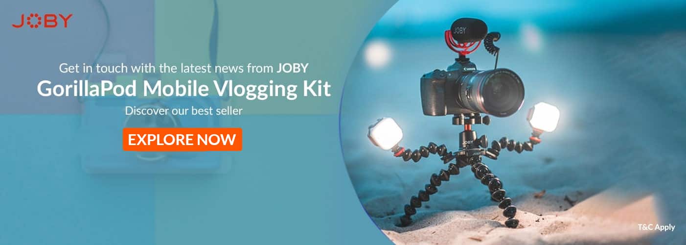 JobyBP_Bigbanner_3_Desk_jobygorillapodmobilevloggingkit_PDP_SF