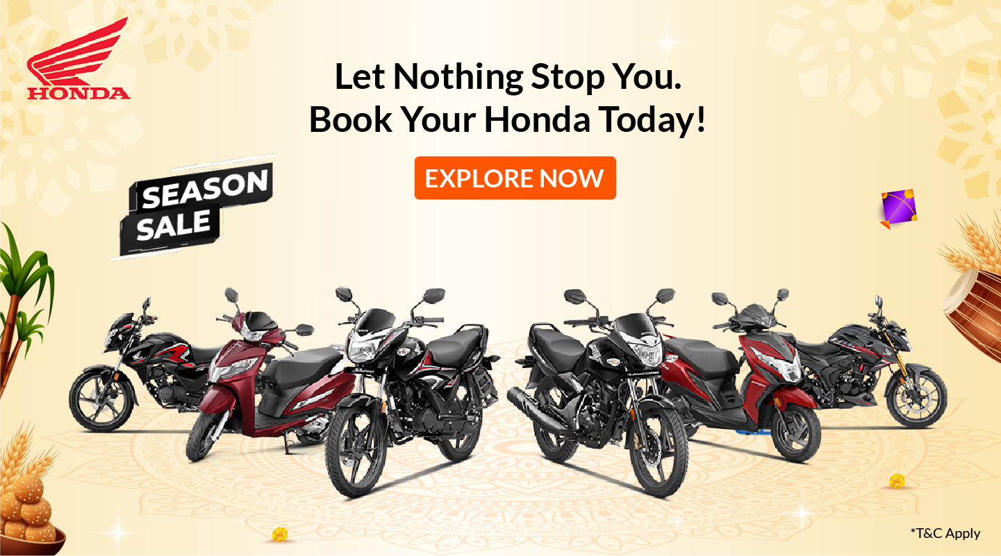 Book Honda Bikes And Scooters Online on EMI Bajaj Mall