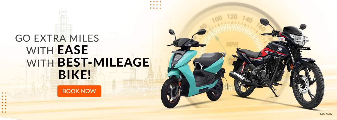 Book Best Mileage Bikes Online on EMI Bajaj Mall