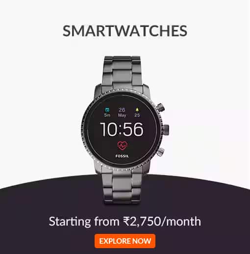 Fossil watches on emi on sale