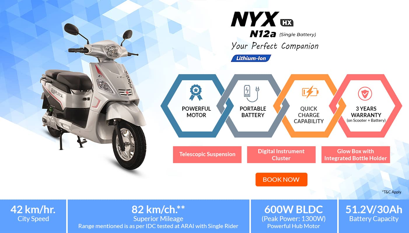 Book Hero Electric Scooters Online on EMI Bajaj Mall