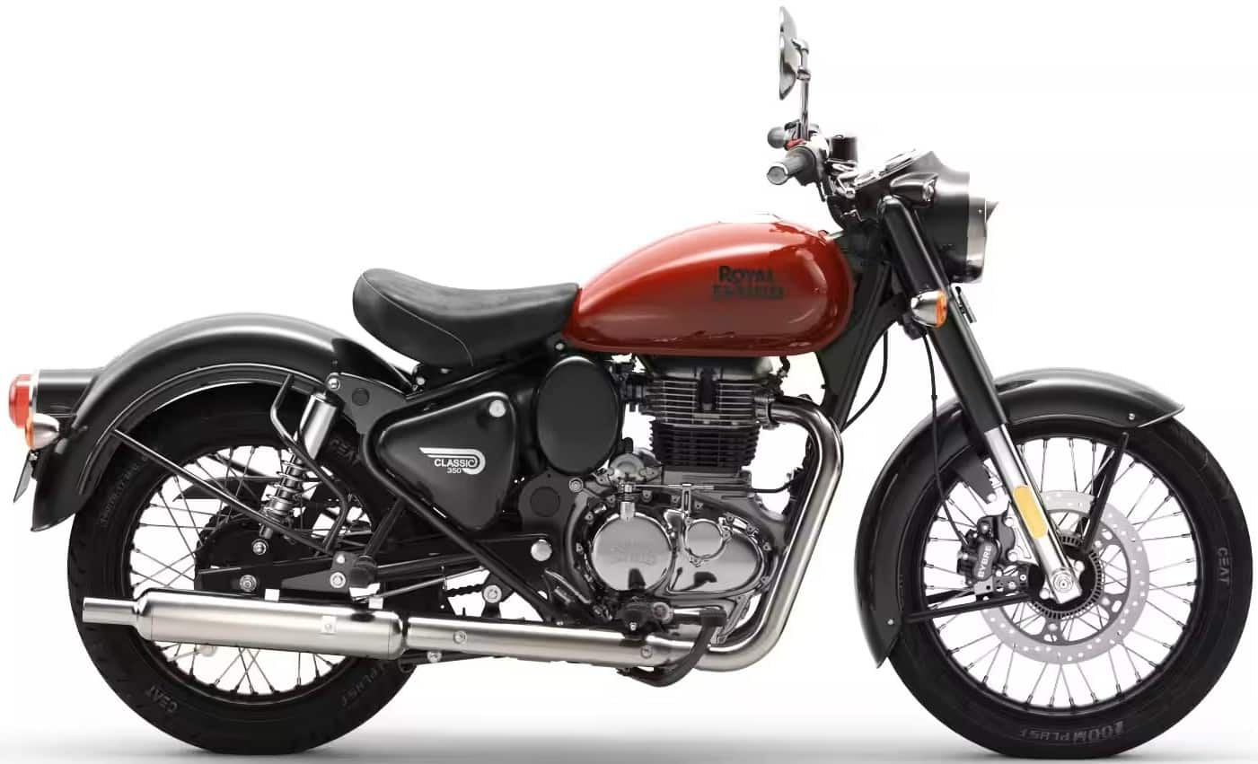 Royal enfield classic 350 hot sale bs6 redditch red price