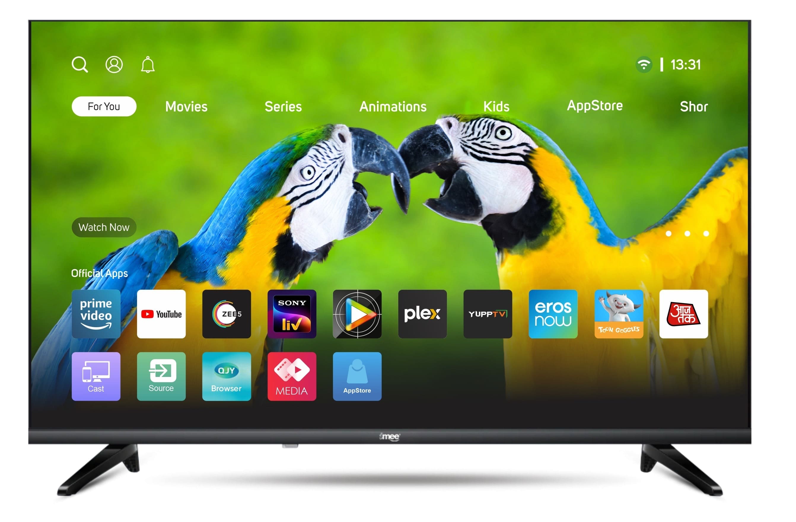 iMee 81 cm 32 inch One Series Bezel Less Smart Led Black IMEE ONE 32S on EMI Bajaj Mall