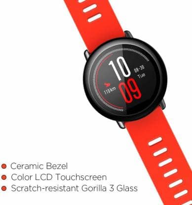 amazfit pace dial size