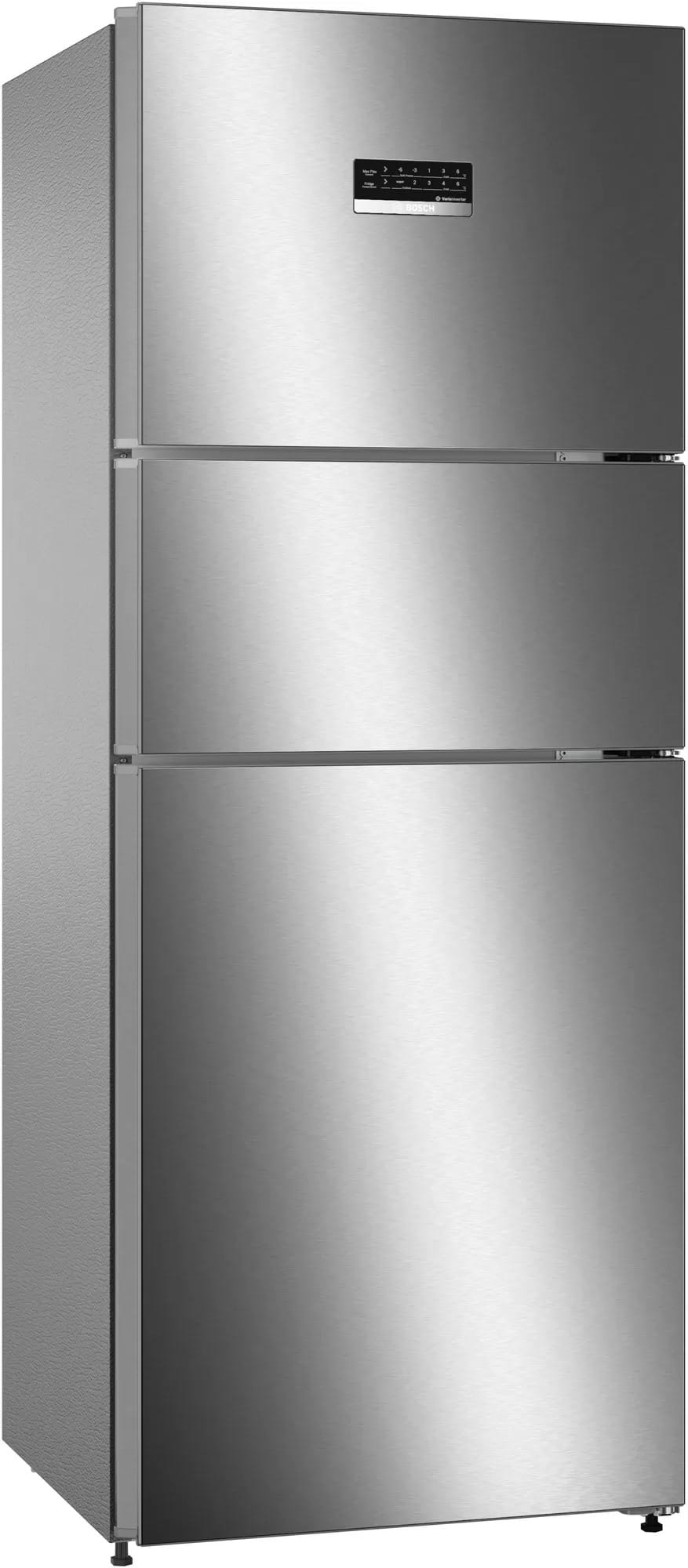 Bosch 332 L Automatic Triple Door Refrigerator Smoky Steel (CMC33K05NI