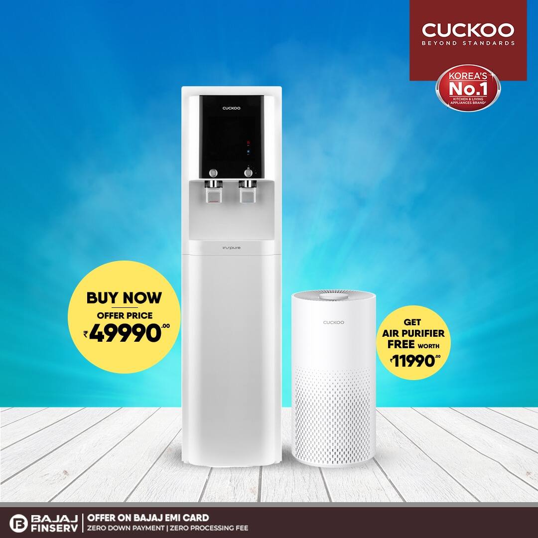 Cuckoo CPQN1401SW Queen Stand Hot & Cold 14.1L NanoPositive Water