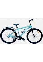 Foxglove Sixty Nine 26 T Aqua Green V Brake Steel Rim Tyre Tube For Age 8 Plus 90 Percent Fitted Tyre Cycle