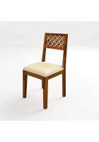 Aaram By Zebrs Modern Furniture Sheesham Wood Dining Chair, Wooden Dinning Chairs (Natural Teak)