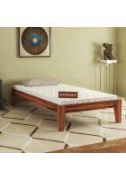 Aaram by Zebrs Solid Sheesham Wood Single Size Bed Without Storage for Bedroom Living Room