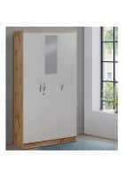 Apka Interior Fable Double Door Wardrobe in Engineered Wood (Honey Finish)