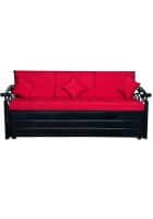 Apka Interior Sofa Cum Bed with Hydraulic Storage (Finish Color Black) Rectangular Slide Shape