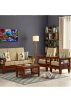 Apka Interior Wood Decor Solid Wood Sofa Set (Finish Color - BROWN, Rectangular, Slide Shape)
