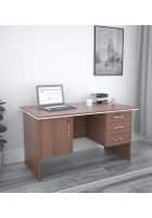 Arkans Engineered Wood Computer Table in Acacia Colour