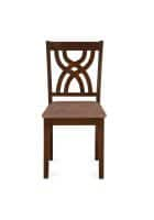 @home by Nilkamal Alice Dining Chair Set Of 2 (Antique Cherry)