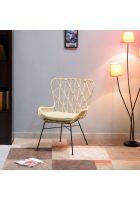 At Home by Nilkamal Ariel Occasional Chair (Brown)