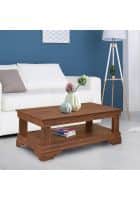 @home by Nilkamal Blake Engineered Wood Center Table (Walnut)