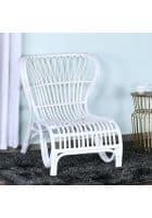 @home by Nilkamal Magy Arm Chair (White)