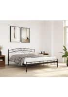 @home by Nilkamal Nimbo king Bed Without Storage (Black)