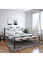 @home by Nilkamal Nimbo Queen Bed Without Storage (Black)