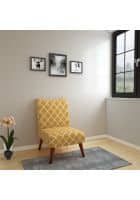 @home by Nilkamal Prevo Arm Chair (Mustard)