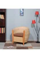 At Home by Nilkamal Sophie Occassional Chair (Walnut)