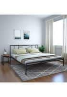 @home by Nilkamal Ursa King Bed Without Storage (Black)