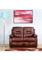 @home by Nilkamal Wilson 2 Seater Sofa (Brown)