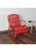 @home by Nilkamal Yale Arm Chair (Red)