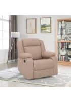 Duroflex Avalon Fabric Single Seater Recliner in Brown Color