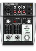 Behringer 302 USB Premium 5 Input Mixer with XENYX Mic Preamp and USB, Audio Interface