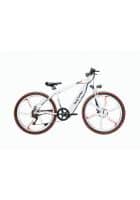 Being Human E-Cycle BH27 Shimano 7 Gear Speed With Mechanical Disc Brake (White)