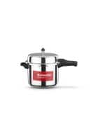 Butterfly Standard Aluminium Outer Lid Pressure Cooker (Silver, 10 L)