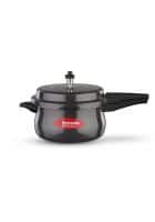 Butterfly Superb Plus Induction Base Hard Anodised Aluminium Pressure Cooker (Black, 5 L)
