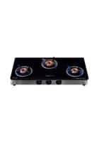 Carysil Piano 3 Burner Cooktop Auto Ignition Black