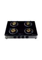 Carysil Piano 4 Burner Cooktop Auto Ignition Black