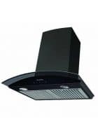 Faber Wall Mount Wall Mounted Chimney Black (HOOD FEEL PLUS 3D T2S2BKTCLTW60)