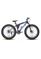 GANG JERIKO Front Suspension Dual Disc Brake Single Speed 26T, Frame Size 16.5 Inches Mountain/Hardtail Cycle (Black, Blue)