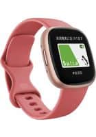 Fitbit Versa 4 Smartwatch With Activity Tracker 40 1Mm Always On Display Water Resistant Pink Sand Strap