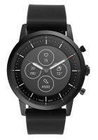 Fossil Collider Hybrid HR Smartwatch Black Dial Watch for Men Black(FTW7010)