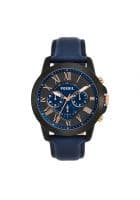 Fossil Fs5061 Grant Analog Watch For Men, Navy