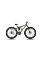 GANG JERIKO Front Suspension Dual Disc Brake Single Speed 24T (Frame Size 14.5 inches) Mountain/Hardtail Cycle (Green)