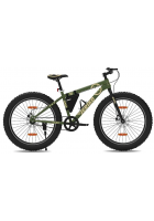 GANG JERIKO Non Suspension Dual Disc Brake Single Speed 26T (Frame Size 16.5 inches) Mountain/Hardtail Cycle (Green)