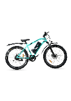 Gear Head Motors F Series Dual Disc Brakes And Front Suspension Frame Size 19 inch Electric Cycle For Unisex GHMF006C (Cyan)