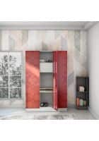 Godrej Interio Slimline Fusion 3 Door Almirah Wardrobe (SLIM00308) Russet & Copper Brown