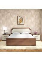Godrej Morf N Chant Queen Size Bed (Box Storage, Brown)