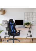Green Soul Beast Series Fabric and PU Leather Ergonomic and Gaming Chair, High Comfort Seating, Best in Class Fabric (Black and Blue)