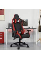 Green Soul Fiction Multi-Functional Ergonomic Gaming Chair in PU Leather (GS-375) (Black and Red)