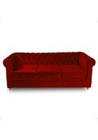 Good Furniture Works Etta Upholstered Three Seater Sofa Letto Cheery