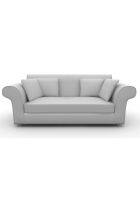 Good Furniture Works Montague Three Seater Sofa White