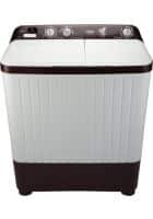 Haier 6.5 kg  Washing Machine White Burgundy (HTW65-187BO)